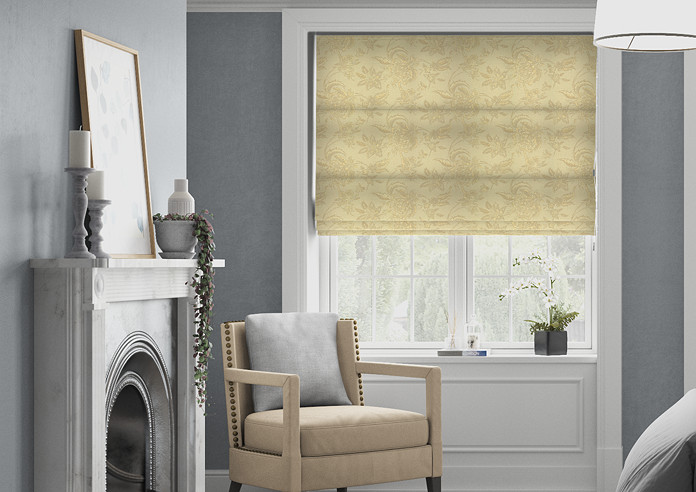 Buckingham, Natural - Twist&Fit Roman Blind - Image 3